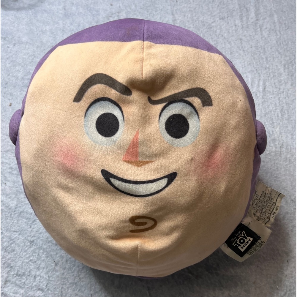 Disney Pixar Toy Story Buzz Lightyear Round‎ Plush Pillow Toy